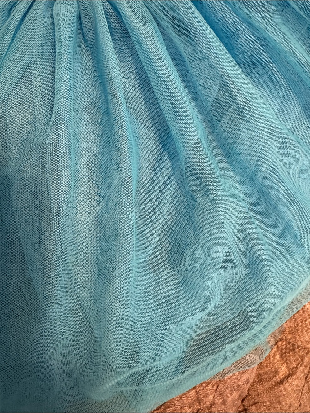 Taylor Joelle Little Mermaid-Inspired Blue Layered Tulle Dress - Picture 10 of 13